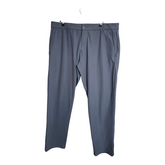 Lululemon Pant Men 36 Gray Commission Classic Gym Golf Athleisure Preppy LM5AEWS - Picture 1 of 8